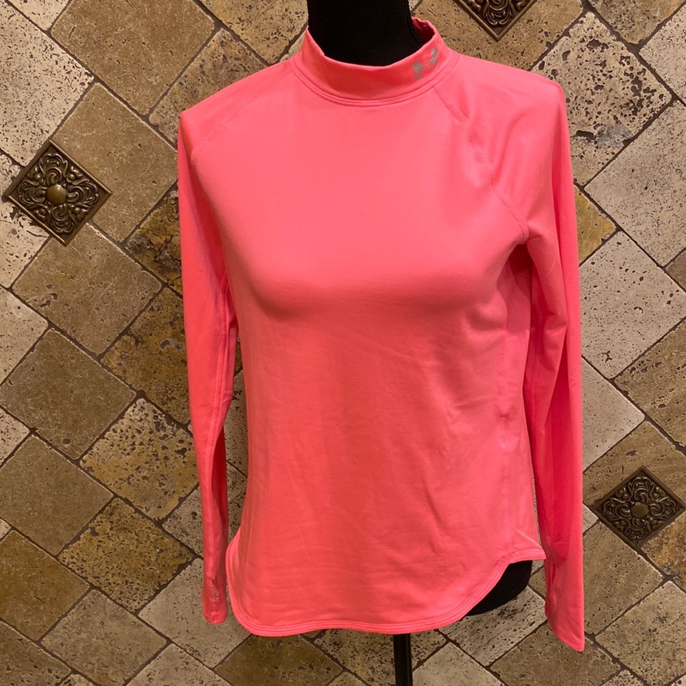 Under armor sets soft warm pink long sleeve with warm SM leggings